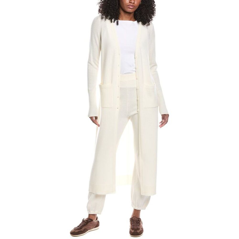 Simkhai Womens  Celia Cashmere Cardigan, White